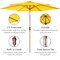 Best Choice Products 10ft Outdoor Woodgrain Pattern Steel Market Patio Umbrella w/ Crank, Tilt